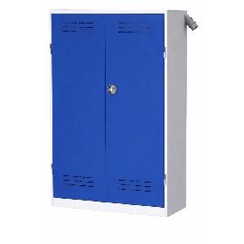 Akku-Ladeschrank 1.950x1.000x500 Vollblech, RAL7035/5010 Produktbild